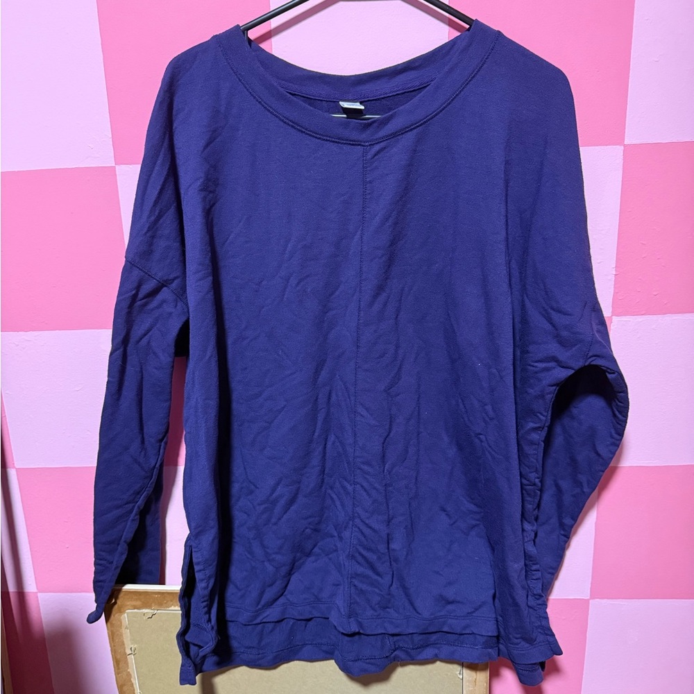 Old Navy Active Deep Purple Long Sleeve Shirt